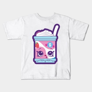 Strawberry Milkshake Kids T-Shirt